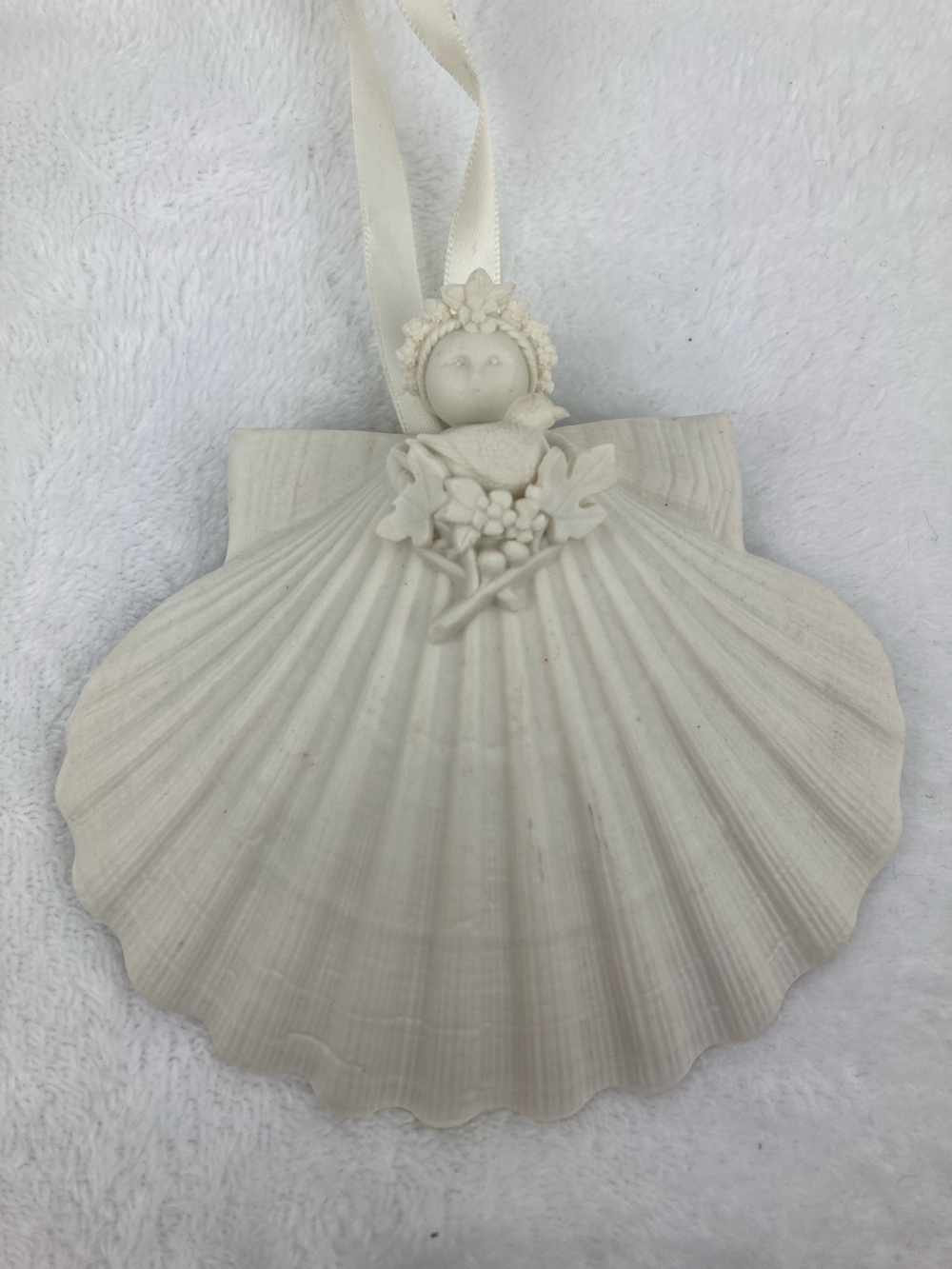 Margaret Furlong 2000 Spring Angel Porcelain Bisque Ornament Limited-Edition 5”